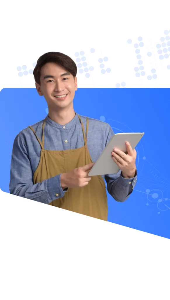Cashiers in Retail Device Screen Preview